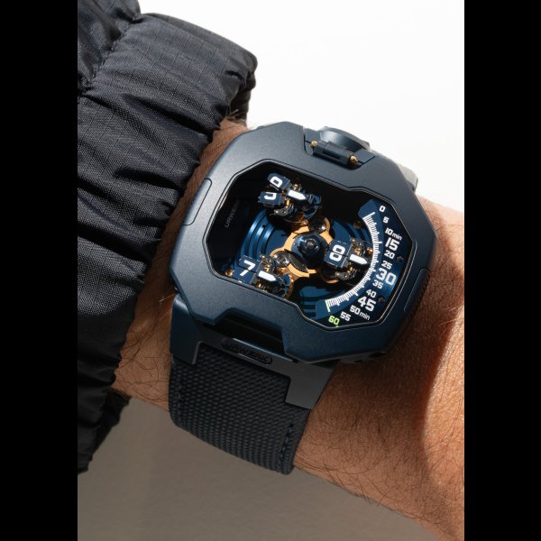 Swiss timepieces Satellite watch UR-120 Blue Planet