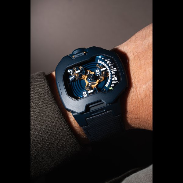 Swiss timepieces Satellite watch UR-120 Blue Planet