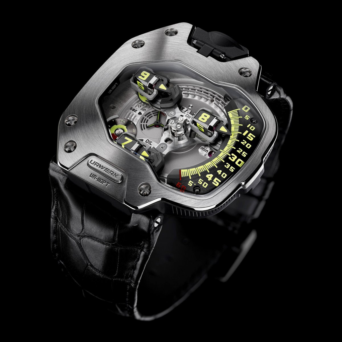 Historical pieces : UR-110 | URWERK, Swiss watchmakers