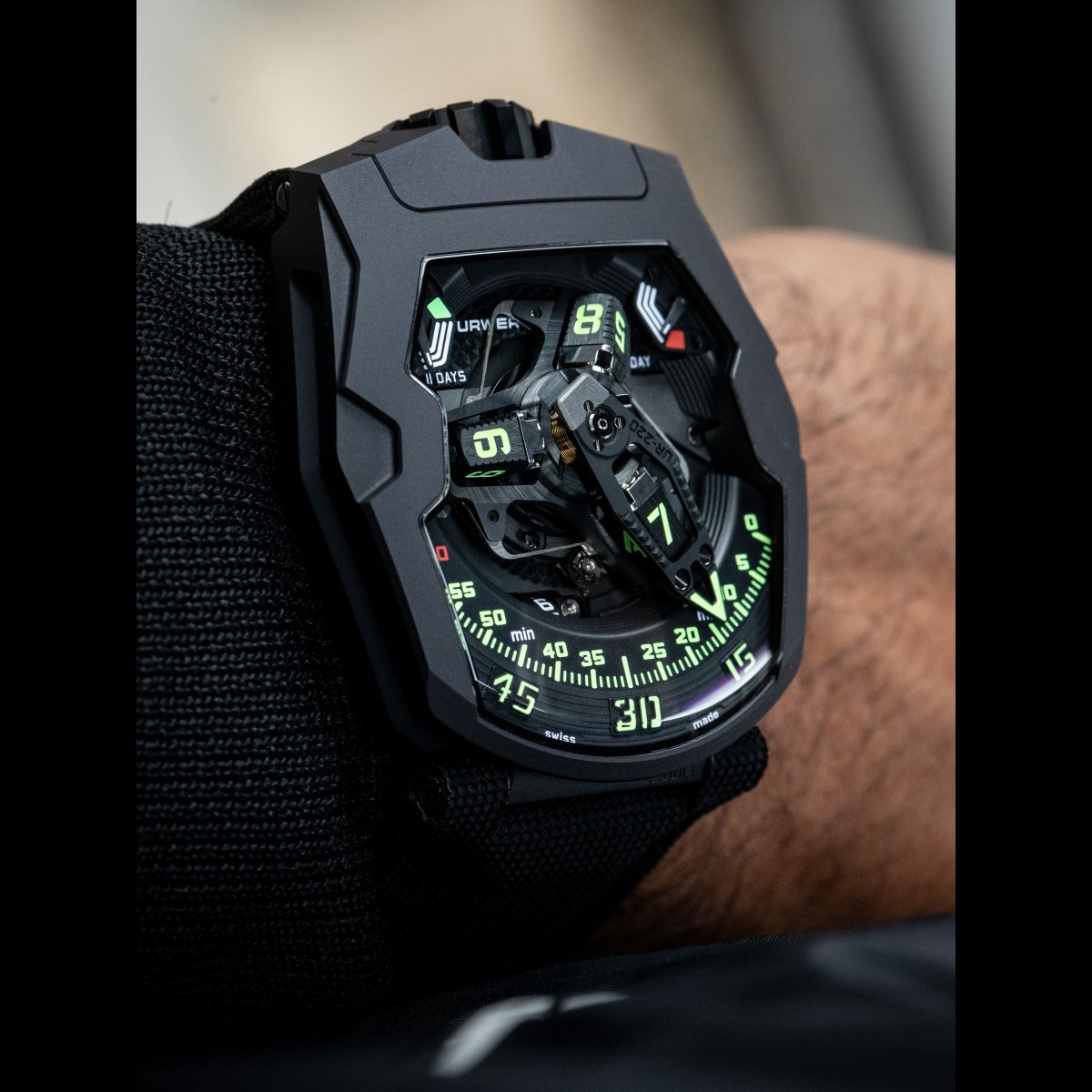 Swiss timepieces satellite watch UR-220